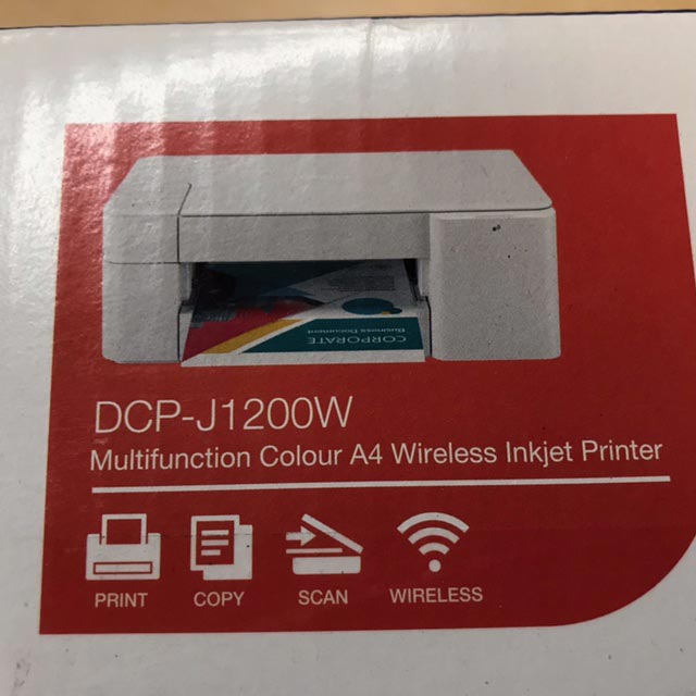 DCP-J1200W, 3-in-1, Colour Inkjet Printer